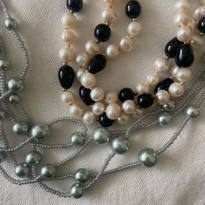 Two Sets Of Pearl Necklaces